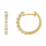 Accented Hoop Earrings