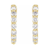 Accented Hoop Earrings