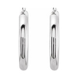 Tube Hoop Earrings