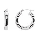 Tube Hoop Earrings