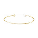 Accented Pearl Cuff Bracelet