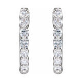 Lab-Grown Diamond Hoop Earrings