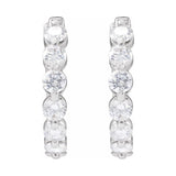 Lab-Grown Diamond Hoop Earrings