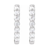 Lab-Grown Diamond Hoop Earrings