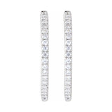 Lab-Grown Diamond Hoop Earrings
