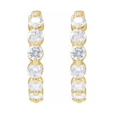 Lab-Grown Diamond Hoop Earrings