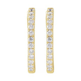 Lab-Grown Diamond Hoop Earrings