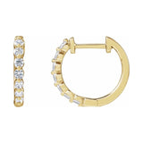Lab-Grown Diamond Hoop Earrings