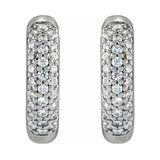 Lab-Grown Diamond Hoop Earrings
