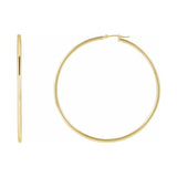 Tube Hoop Earrings