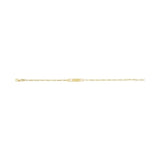 Adjustable Identification Figaro Bracelet