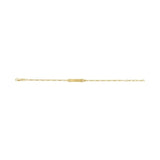 Adjustable Identification Figaro Bracelet