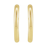 Tube Hoop Earrings
