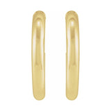 Tube Hoop Earrings