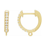 Accented Hoop Earring Top