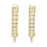 Accented Hoop Earring Top