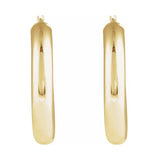 Tube Hoop Earrings