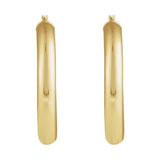 Tube Hoop Earrings