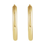 Tube Hoop Earrings