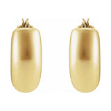 Electroform Hoop Earrings