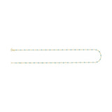 2 mm Enamel Bead Adjustable Chain