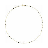 2 mm Enamel Bead Adjustable Chain
