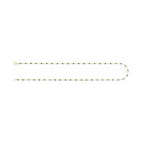 2 mm Enamel Bead Adjustable Chain
