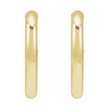 Tube Hoop Earrings