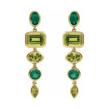 Multi-Stone Dangle Earrings