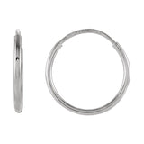 Endless Tube Hoop Earrings