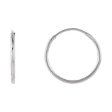 Endless Tube Hoop Earrings