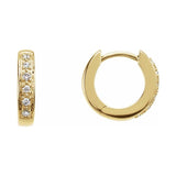 Accented Hoop Earrings