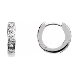 Accented Hoop Earrings