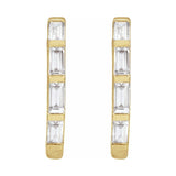 Lab-Grown Diamond Hoop Earrings