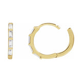 Lab-Grown Diamond Hoop Earrings