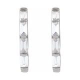 Lab-Grown Diamond Hoop Earrings