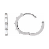 Lab-Grown Diamond Hoop Earrings