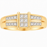 Estate 14k Yellow Gold Diamond Ring