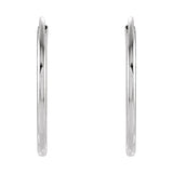 Endless Tube Hoop Earrings