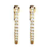 Inside-Outside Hoop Earrings