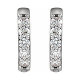 Accented Huggie Earrings