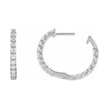 Inside-Outside Hoop Earrings