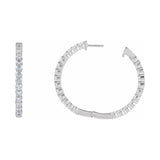 Inside-Outside Hoop Earrings