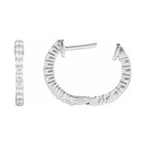 Inside-Outside Hoop Earrings