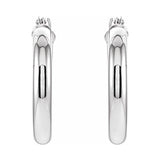 Tube Hoop Earrings