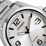 Citizen Silver Tone Stainless Steel Eco Drive Watch