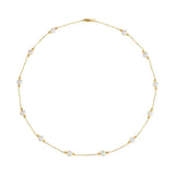 Pearl Station Necklace