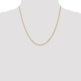18K Leslies 1.3mm Baby Rope Chain