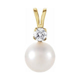 Accented Pearl Pendant