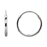 Endless Tube Hoop Earrings
